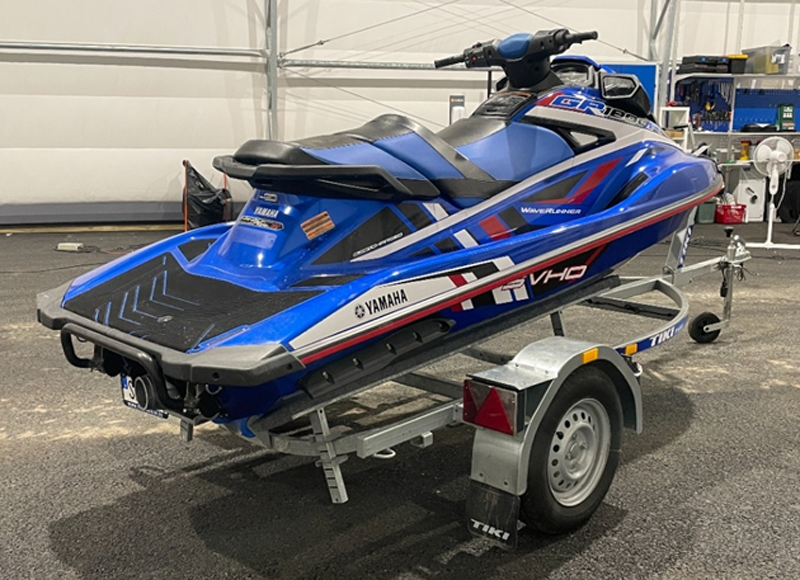 Yamaha GP1800 stulen på trailer från auktionsfirma i Kungälv