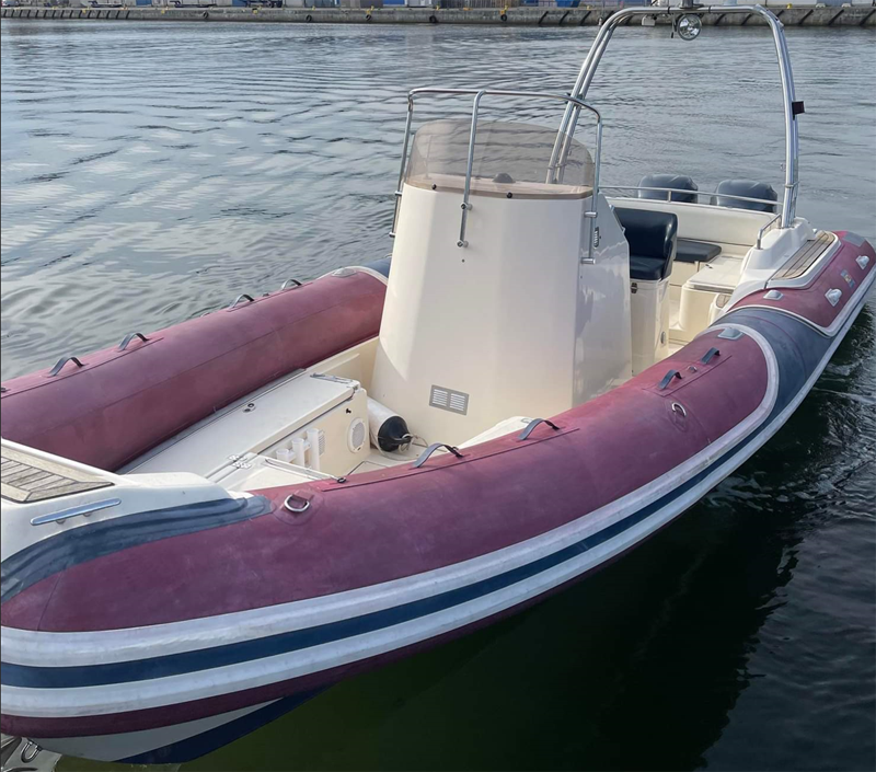 Conrad Pischel RIB med 2 x 250 Hk Yamaha stulen i Åhus