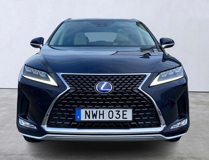 Blå metallic Lexus RX450 AWD Executive stulen på Stora Essingen, Stockholm