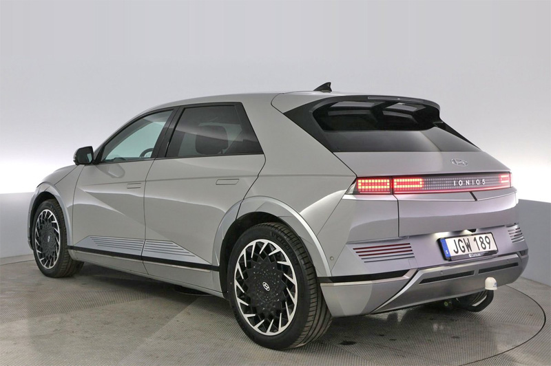 Grå Hyundai Ioniq 5 stulen i Sävedalen öster om Göteborg