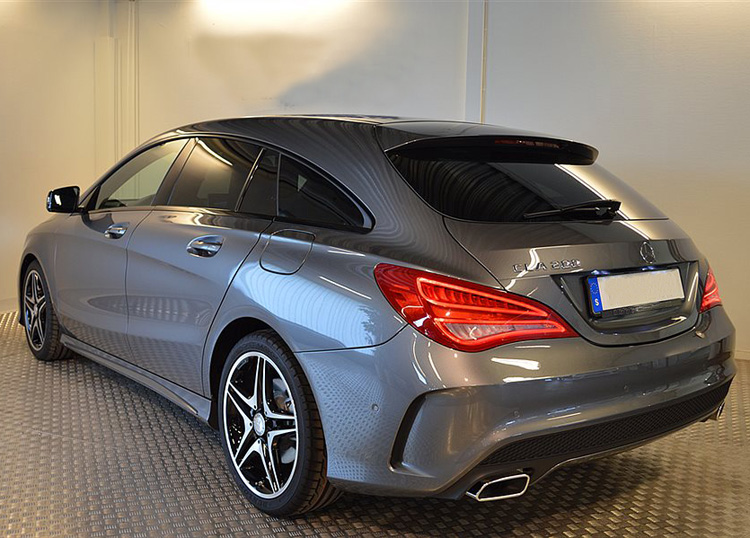 Mercedes Benz CLA 220 CDI Shooting brake stulen genom rån, Älvsjö