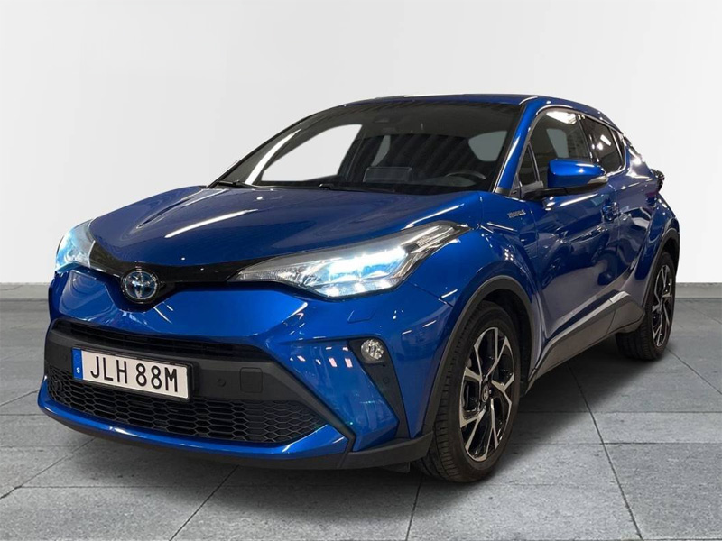 Blå Toyota C-HR Hybrid X-Edition stulen i Upplands Väsby norr om Stockholm