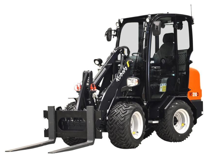 Kompaktlastare Kubota RT210 stulen vid Kålltorps handelsplats, Göteborg