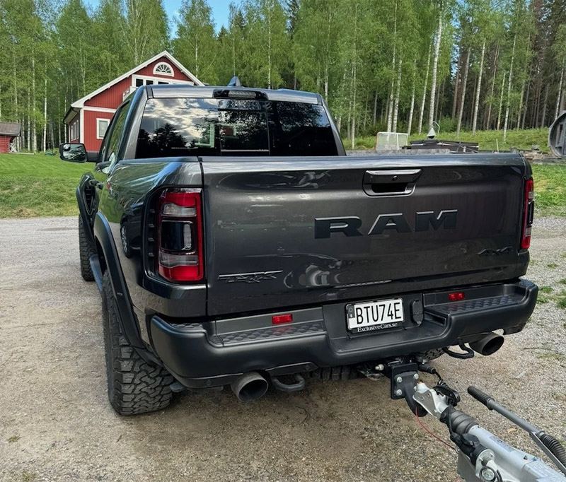 RAM TRX stulen i Snöån, Ludvika