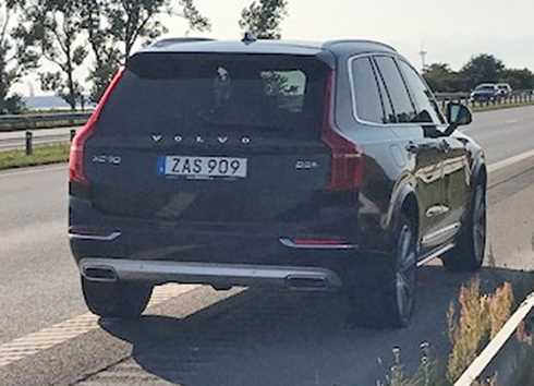 Svart Volvo XC90 D5 AWD Polestar stulen i Tågaborg, Helsingborg