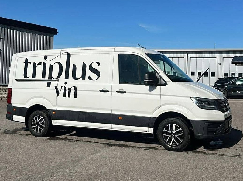Vit Volkswagen Crafter stulen i Lidköping