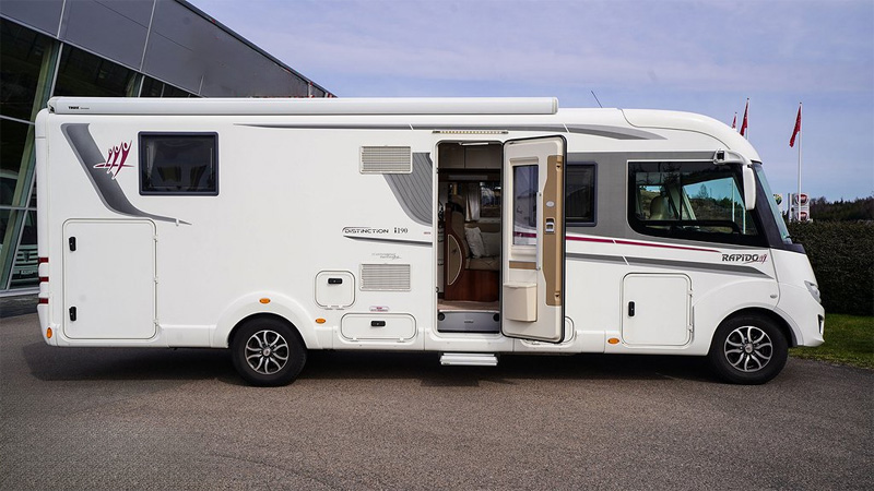 Helintegrerad husbil Fiat Rapido I 190 Distinction