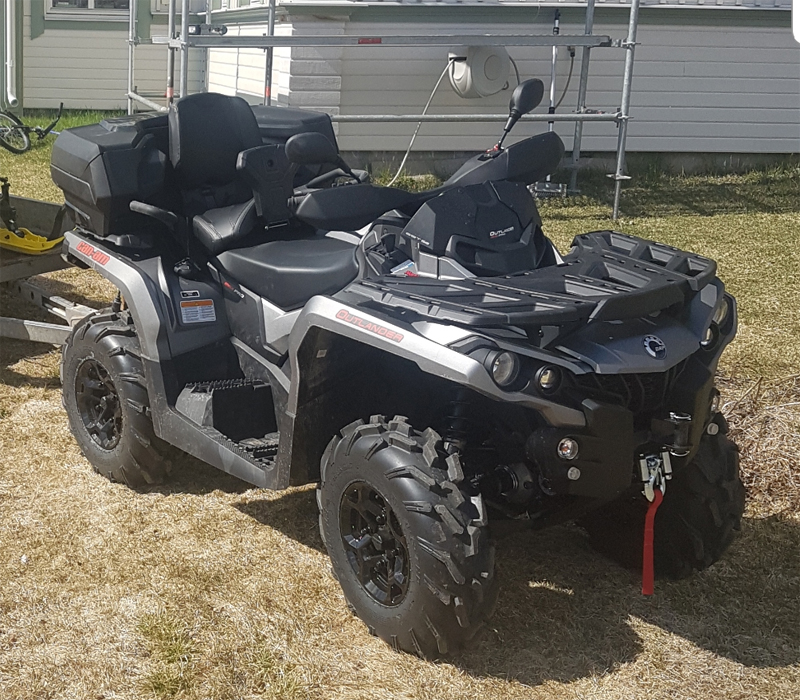 Fyrhjuling Can Am Outlander 650 MAX PRO stulen i Ullånger mellan Härnösand och Örnsköldsvik