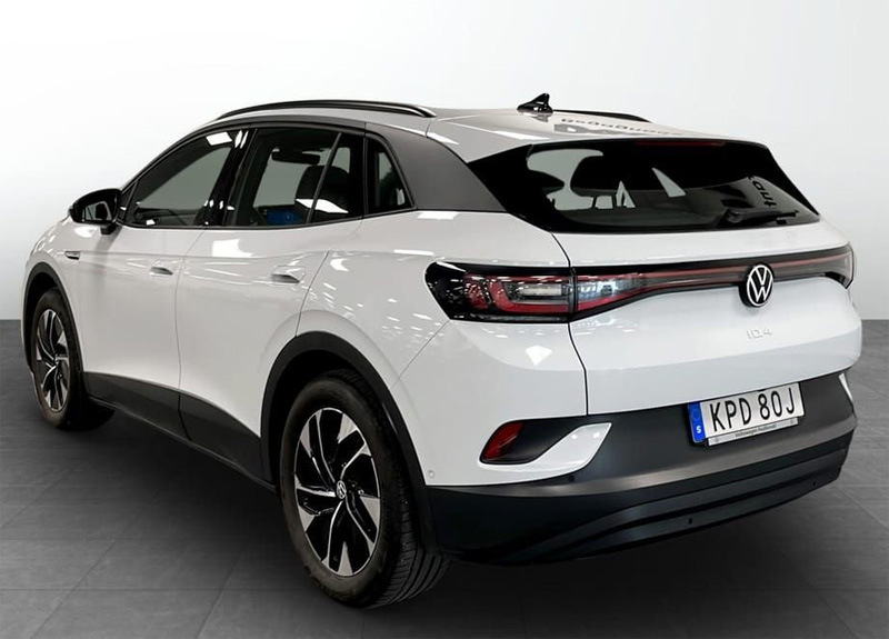Vit Volkswagen ID.4 Pro Performance stulen i Söderhamn