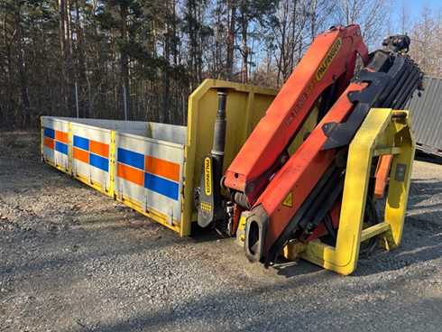 Stulet kranflak av märket Stoneridge/Palfinger