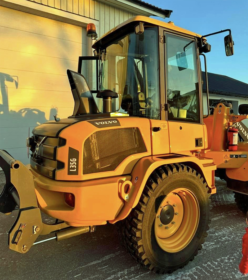 Hjullastare Volvo L35 GT stulen i Åkersberga