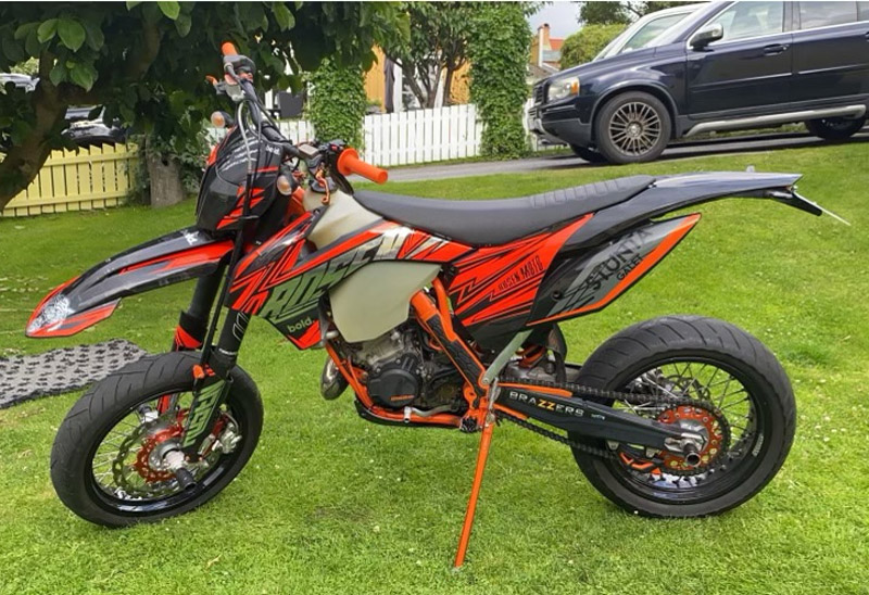KTM EXC 125 Sixdays stulen i Västra Frölunda, Göteborg