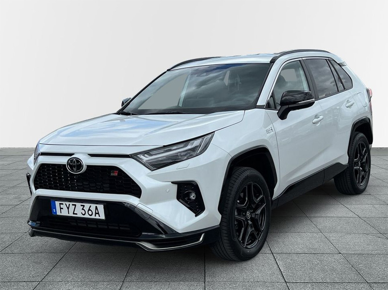 Vit Toyota RAV4 Plug In Hybrid AWD GR Sport stulen i Ulricehamn