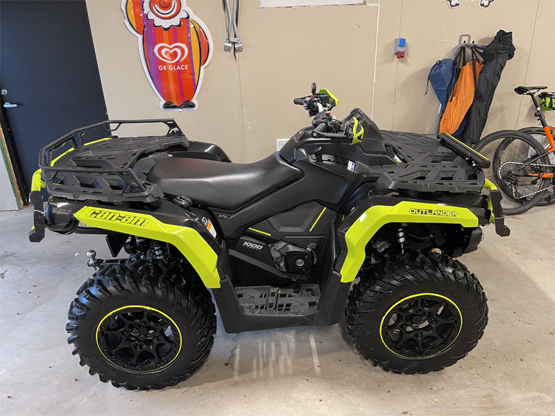 Fyrhjuling Can Am Outlander 1000 XTP stulen nordost om Karlstad