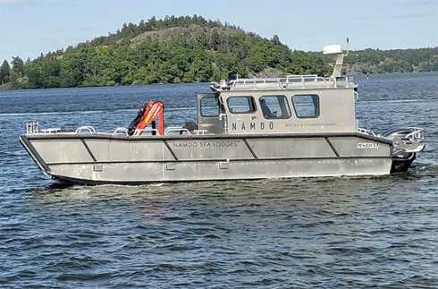 MS Boats C 950 WT med med 2 stycken 350 Hk Yamaha stulen på Ingarö, Stockholm 