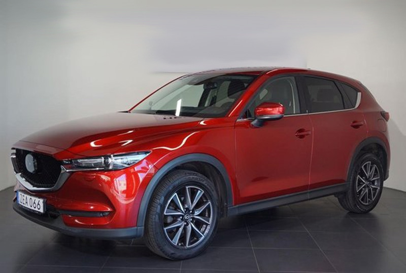 Röd metallic Mazda CX-5 AWD stulen i Furulund nordväst om Lund