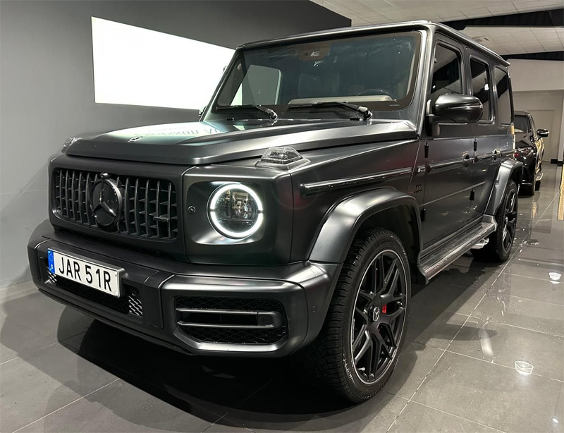 Svart Mercedes Benz AMG G 63 stulen i Söderköping