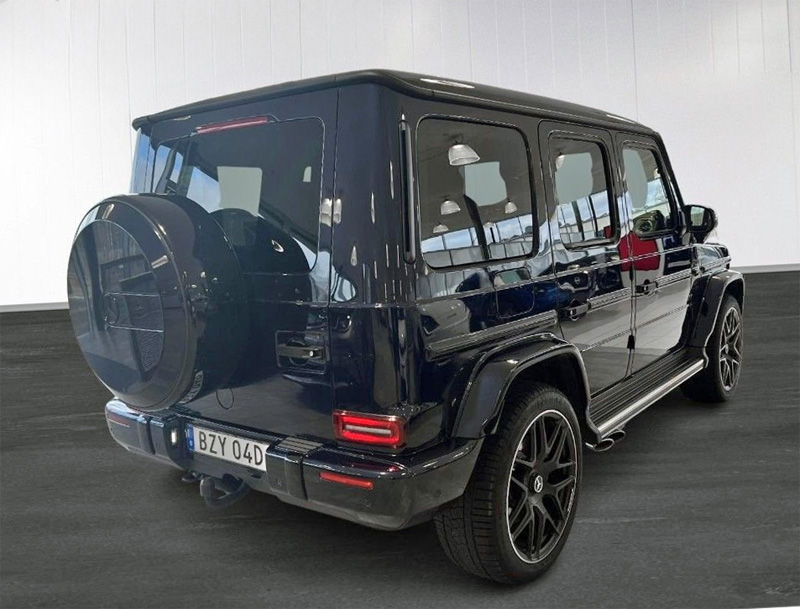 Svart Mercedes Benz AMG G63 stulen i Djursholm norr om Stockholm