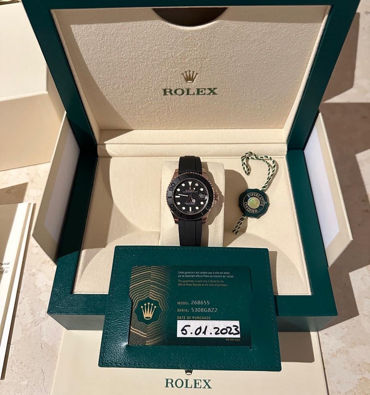 Rolex Yacht-Master 37 stulen i Stockholm