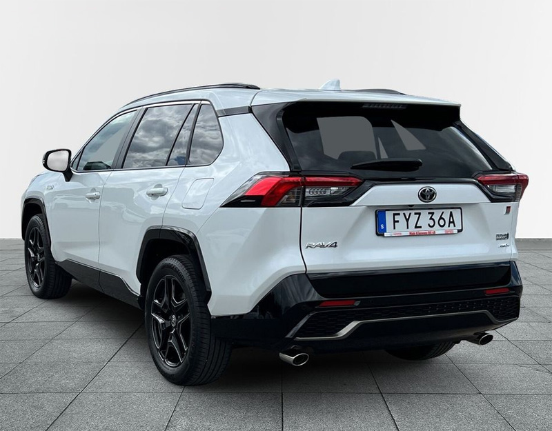 Vit Toyota RAV4 Plug In Hybrid AWD GR Sport stulen i Ulricehamn