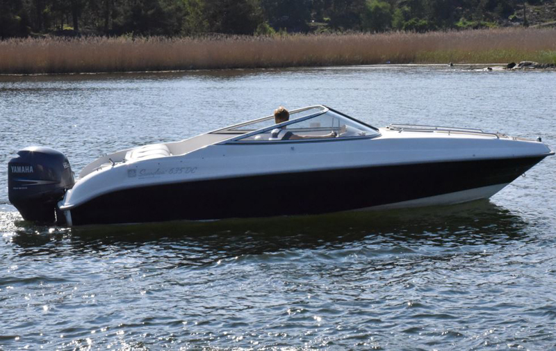 Scandica 635 DC med 115 Hk Yamaha stulen på Värmdö, Stockholm