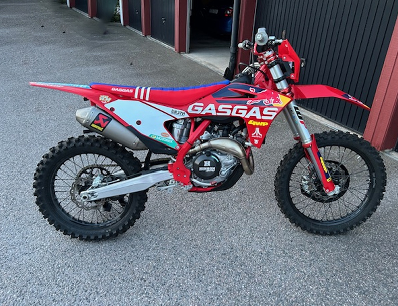 GASGAS MC 450 TLD Edition stulen i Jonstorp öster om Höganäs
