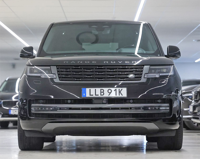 Svart Land Rover Range Rover P530e stulen i Hovås söder om Göteborg