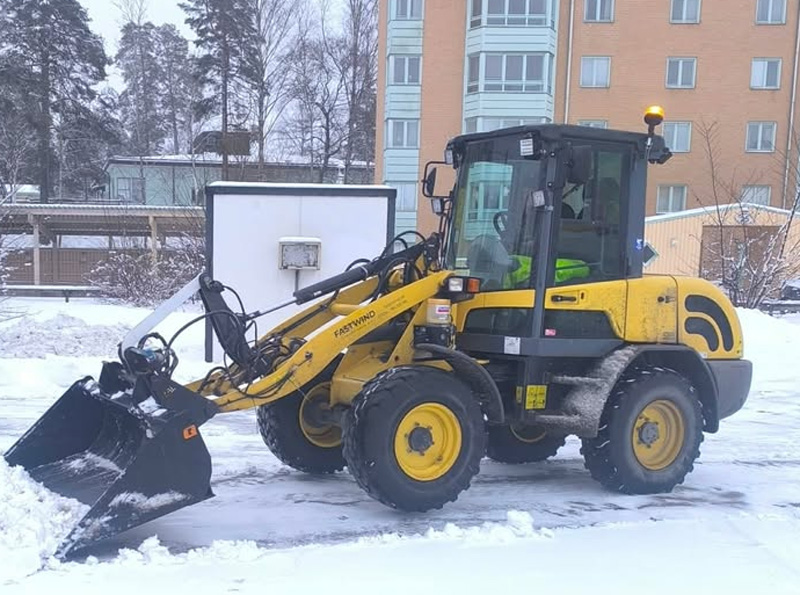 Hjullastare Yanmar V65 stulen i Södertälje