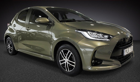 Stöld av Toyota Yaris i Täby