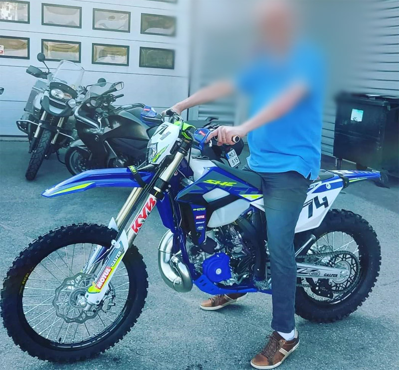 Enduro/ Cross motorcykel Sherco 300 SE-R stulen i Vallentuna