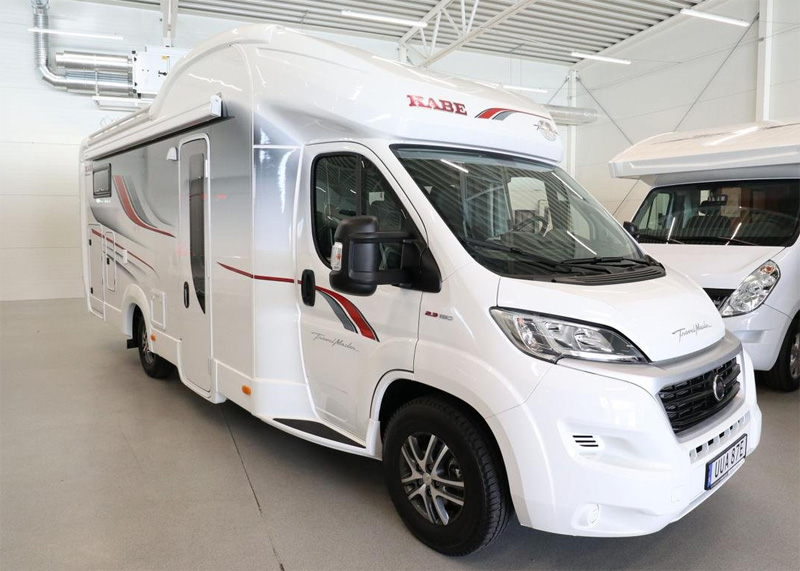 Husbil Fiat Kabe Travelmaster CX 740 LGB stulen i Rydebäck söder om Helsingborg