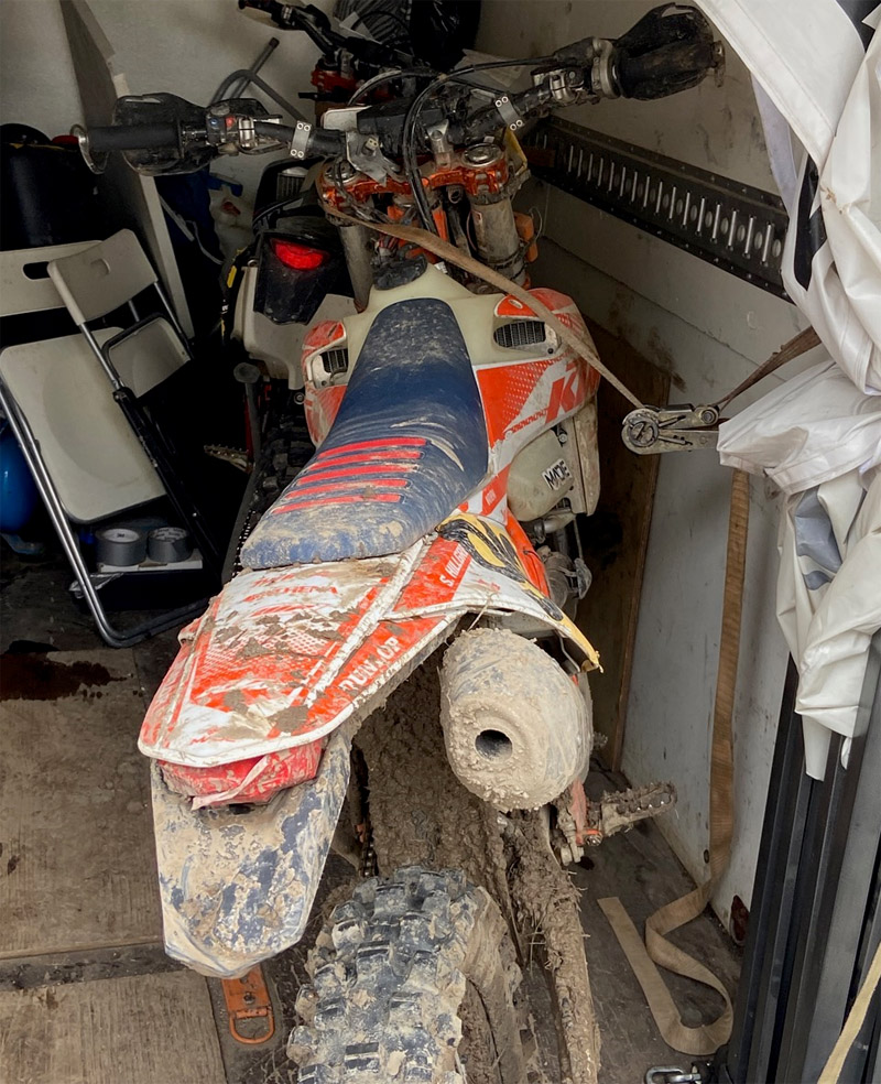 KTM 250 EXC-F SD stulen i Sollentuna