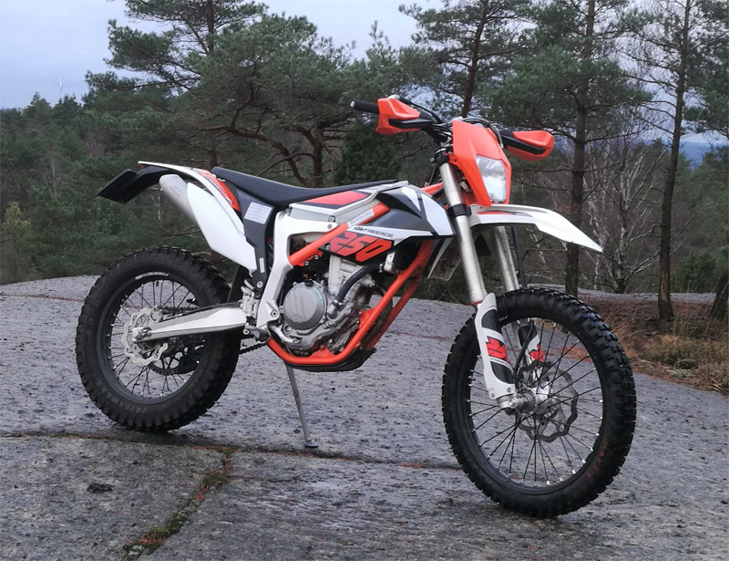 KTM Freeride 250 F stulen i Angered norr om Göteborg