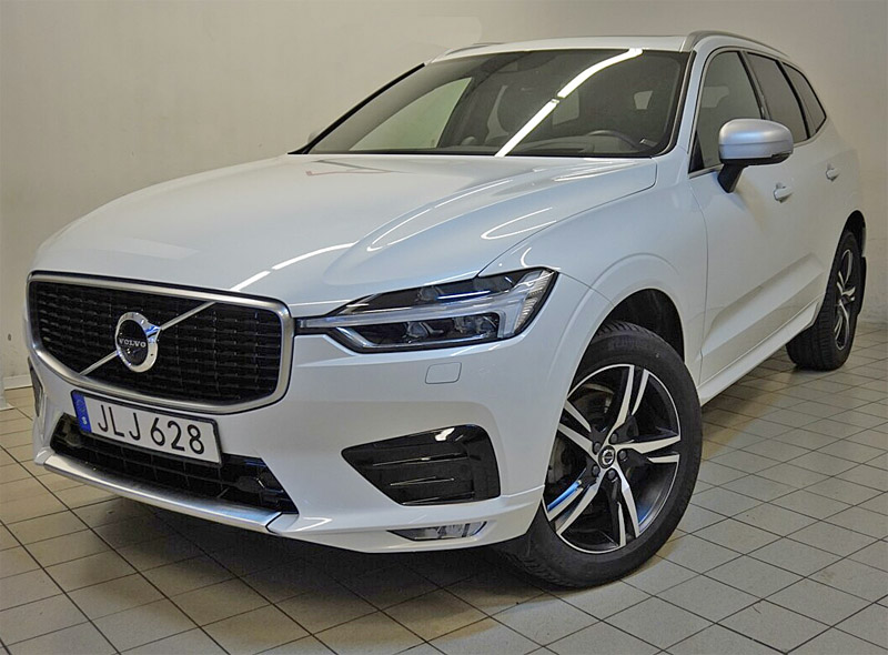 Vit Volvo XC60 D4 AWD stulen i Helsinborg