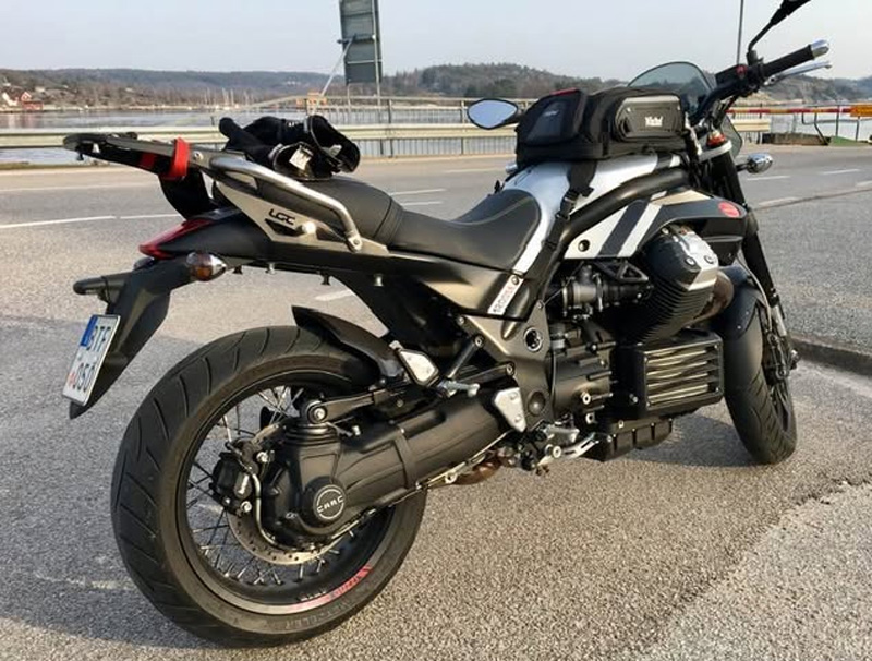 Moto Guzzi Griso 1200 SE stulen i Wallhamn, Tjörn