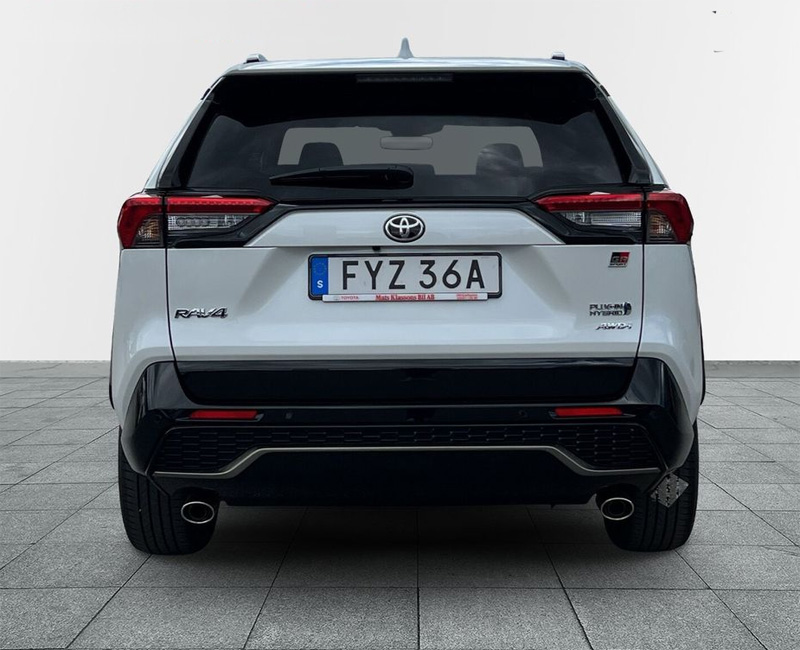 Vit Toyota RAV4 Plug In Hybrid AWD GR Sport stulen i Ulricehamn