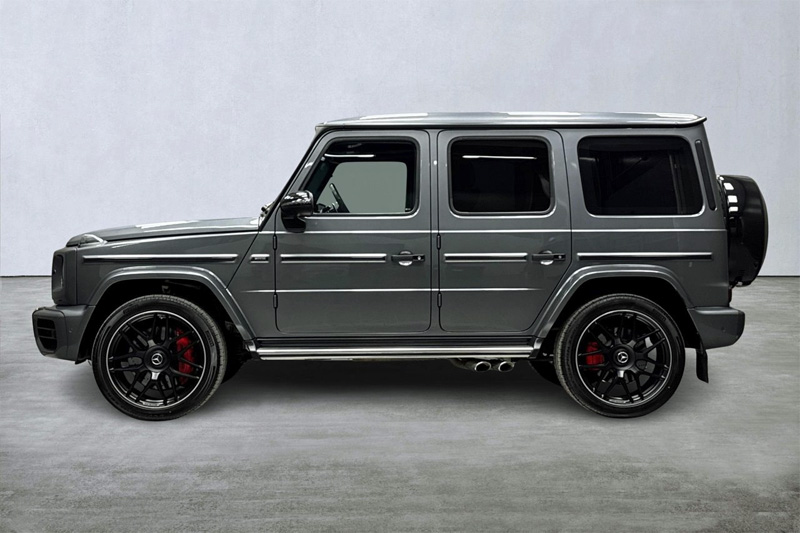 Grå Mercedes Benz AMG G63 stulen i Falkenberg