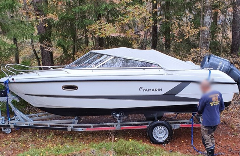 Yamarin 65 DC med 225 Hk Yamaha stulen på Värmdö, Stockholm