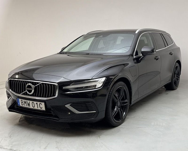 Svart Volvo V60 T6 AWD hyrd och inte återlämnad, Göteborg