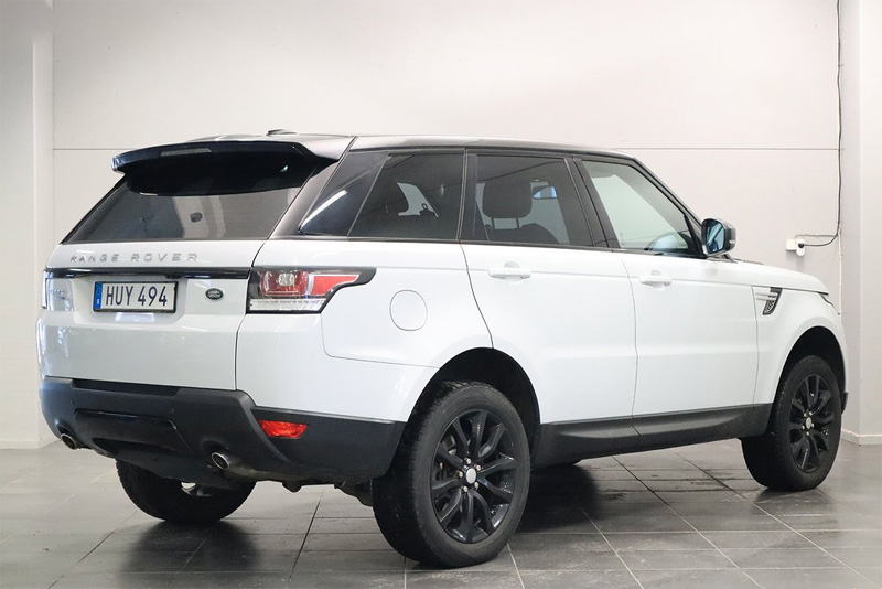 Vit Land Rover Range Rover Sport stulen i Hörby