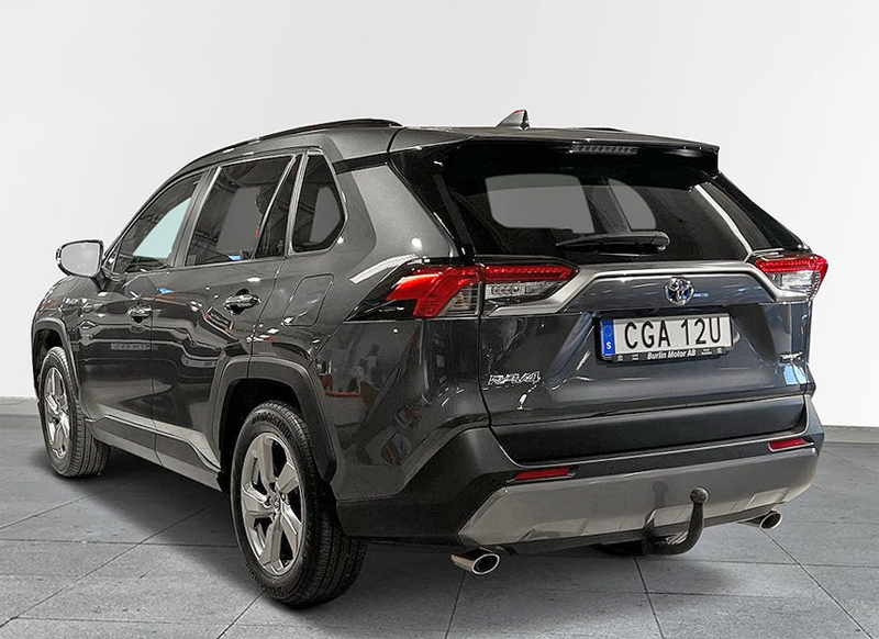 Mörkgrå metallic Toyota RAV4 Hybrid AWD Executive stulen i Skellefteå