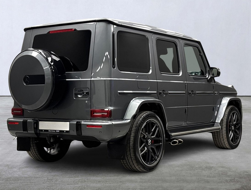 Grå Mercedes Benz AMG G63 stulen i Falkenberg