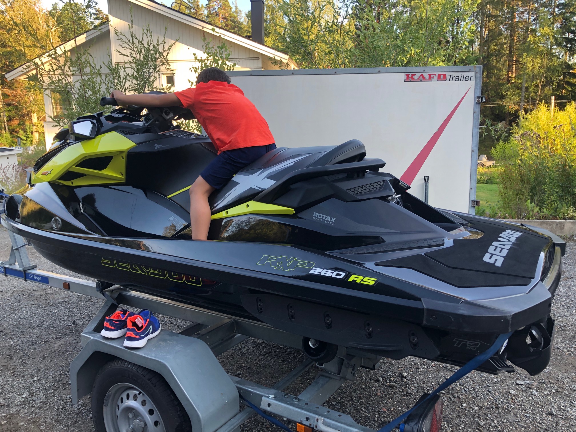 Sea Doo RXP-X 260 RS stulen på Värmdö öster om Stockholm