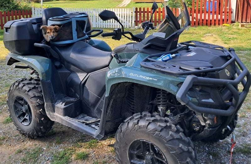Grön Can Am Outlander 650 MAX PRO XU stulen i Vindeln