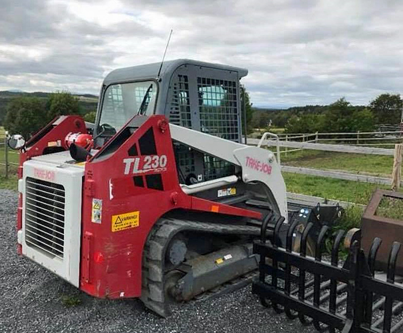 Bandburna grävmaskiner Yanmar Vi026, Yanmar Vi050 och Take Job TL230 stulna i Östersund