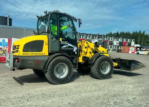 Hjullastare Wacker Neuson WL 52 stulen i Lindbacken, Uppsala