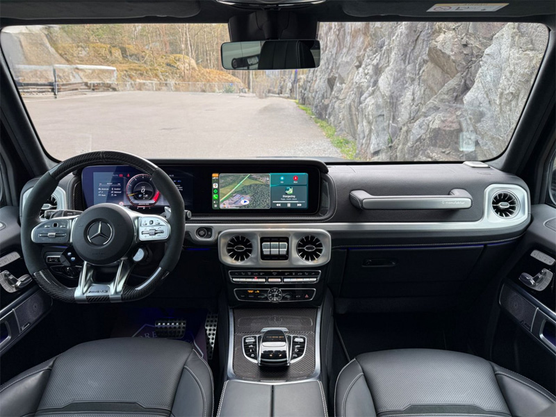 Svart Mercedes Benz AMG G63 stulen strax öster om Fristad