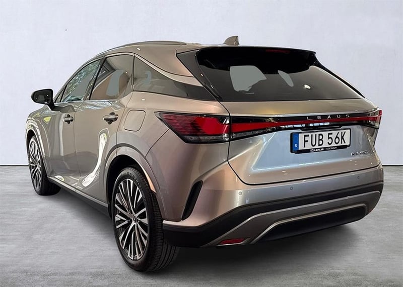 Ljusgrå metallic Lexus RX 450H AWD + Executive stulen i Åkersberga norr om Stockholm