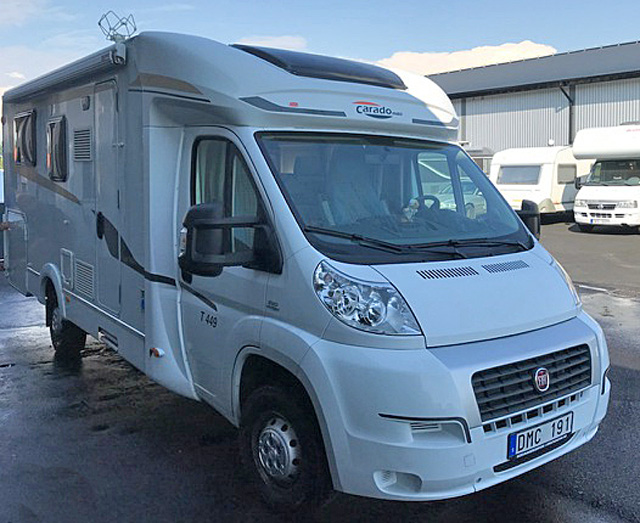 Husbil Fiat Capron T 499 stulen/ bedrägeri Ängelholm