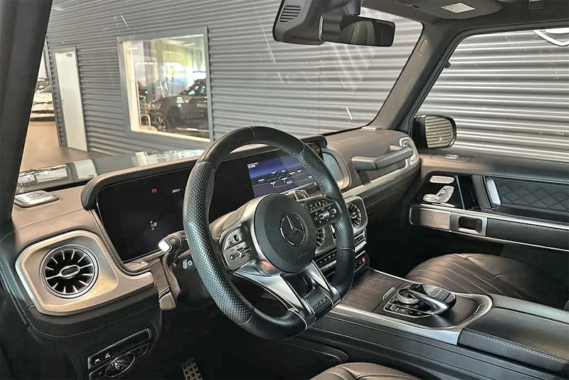 Grön Mercedes Benz AMG G63 stulen i Åseda